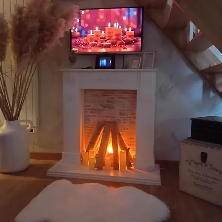 Les Charmes Du Romantique Avec Jacuzzi Privatif Prázdninový dům Saint-Cyr (Vienne)