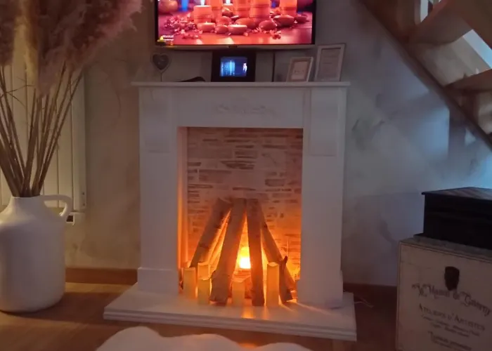 Les Charmes Du Romantique Avec Jacuzzi Privatif Tatil Evi Saint-Cyr (Vienne)